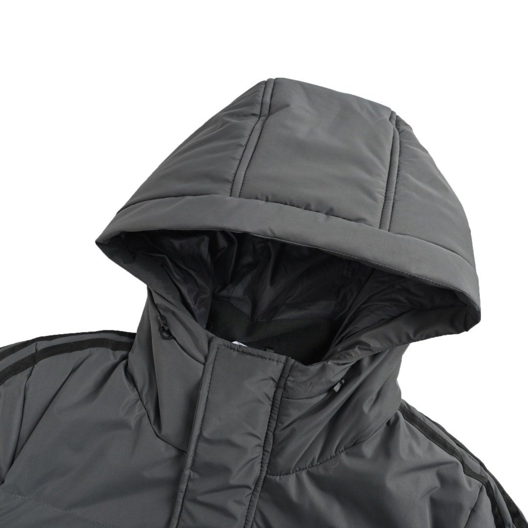 Adidas Off Shoulder Down Jacket Dimgrey Unisex - Image 4