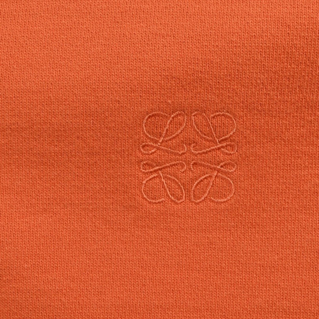 Loewe Striped Lapel Polo Sweatshirt Sunrise TO Sunset Embroidered Gradient Polo C Unisex - Image 9