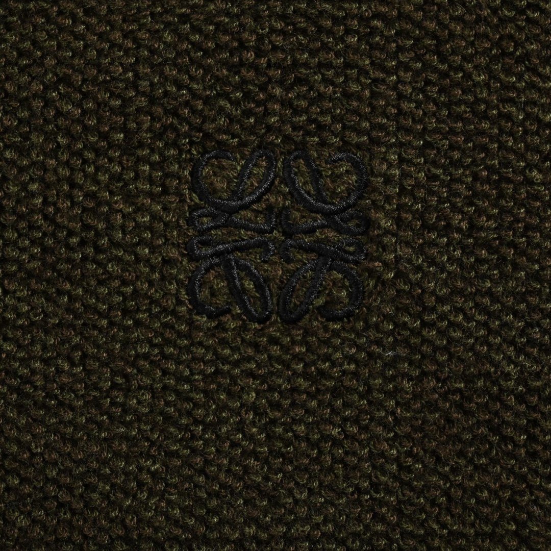 Loewe Full zip Sweatshirt The Premium Embroidered Wool Fleece D Unisex - Image 9