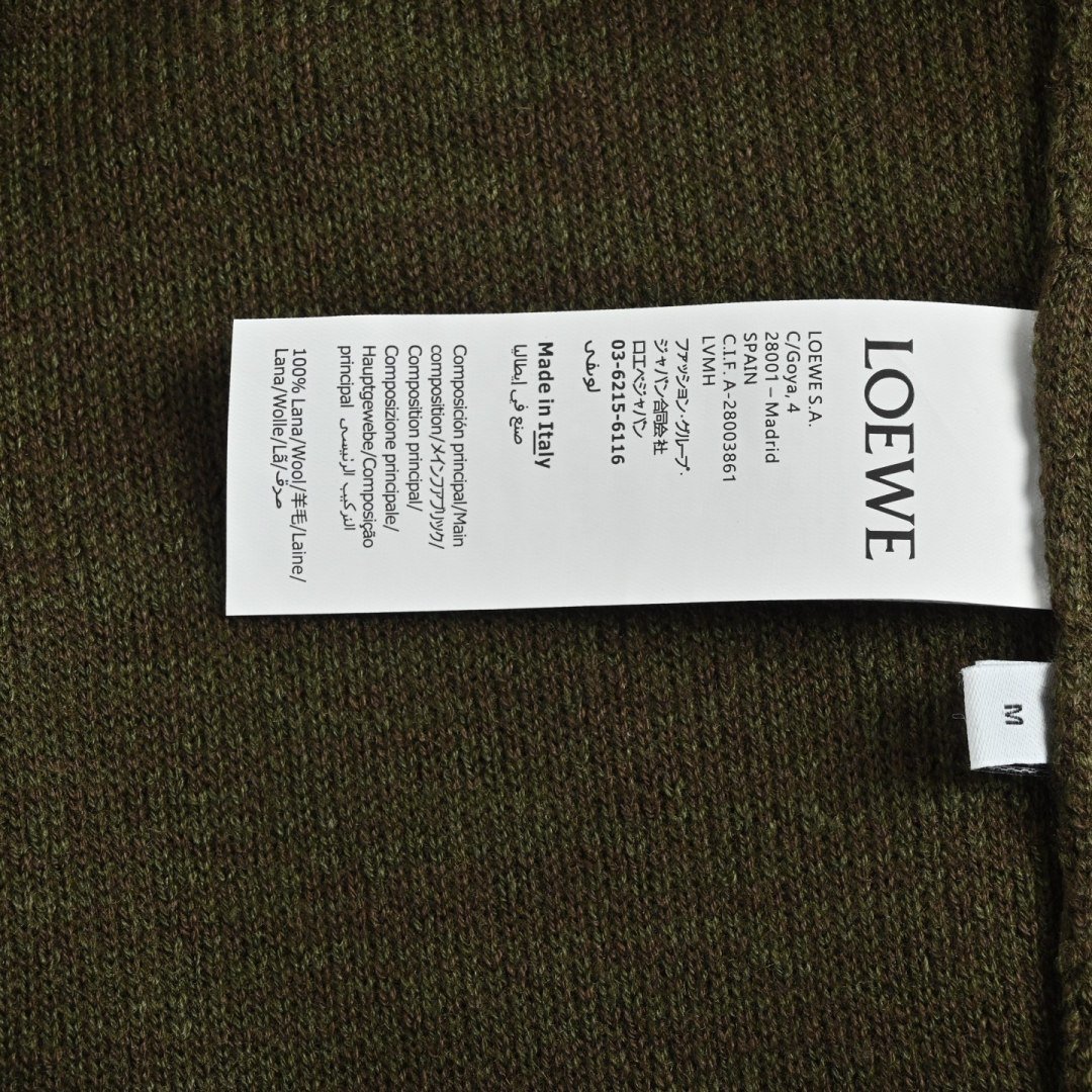 Loewe Full zip Sweatshirt The Premium Embroidered Wool Fleece D Unisex - Image 7