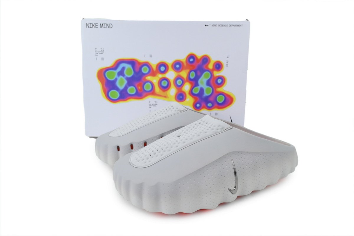 Nike Mind 001 Pregame Mules 'Light Smoke Grey' - Image 6