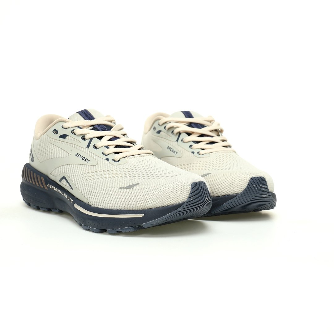 Brooks Adrenaline GTS 23 Adrenaline GTS Mesh Beige White Dark Blue - Image 6