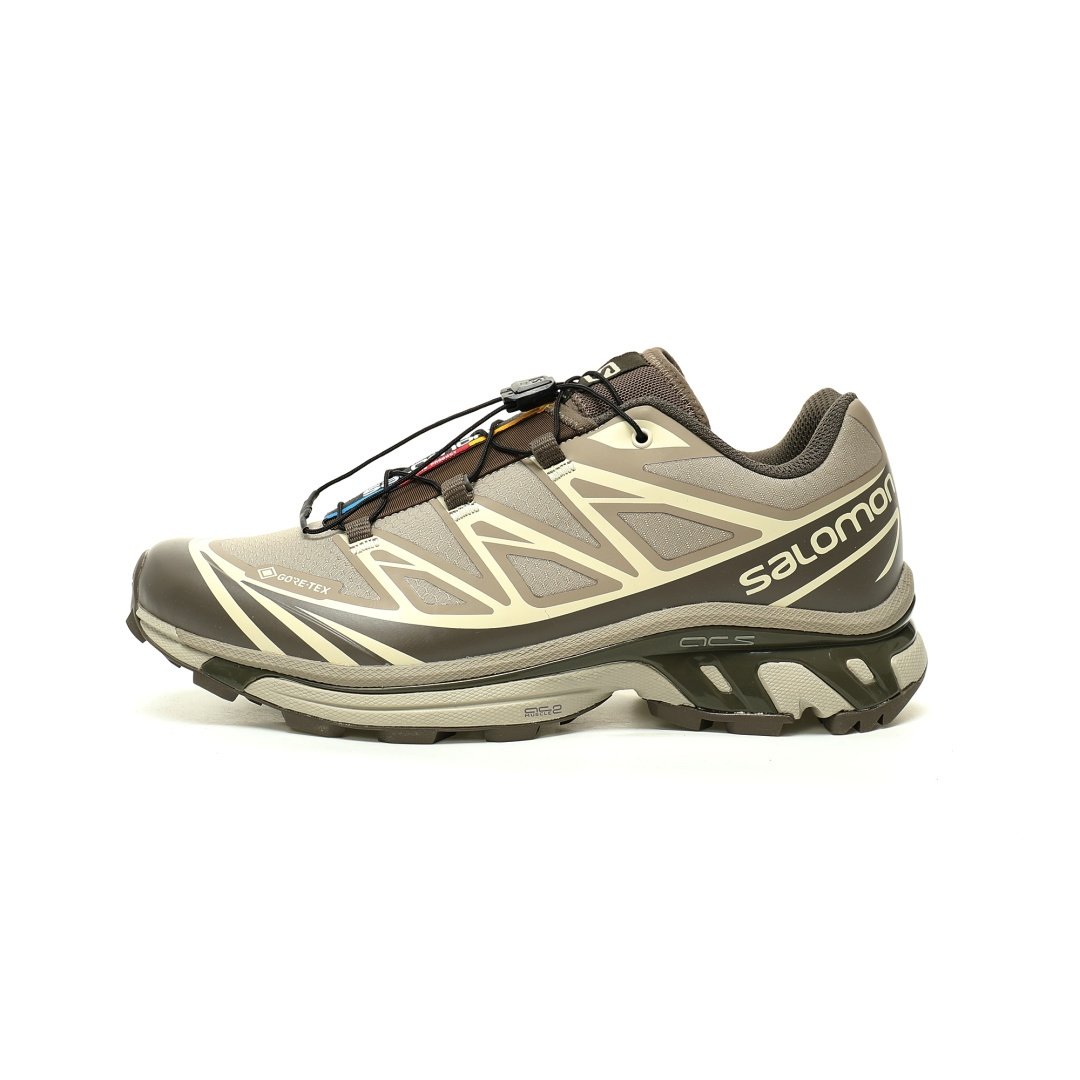 Salomon XT-6 Gore-Tex Khaki Brown