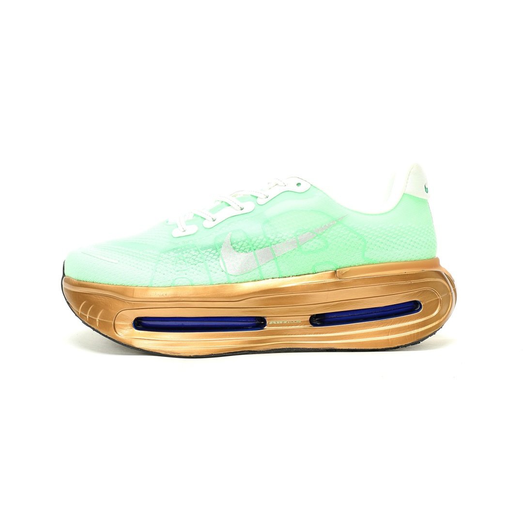 Nike Vomero Premium Top-level Series Low-cut Lightweight Thick-soled New Light Green Gilt