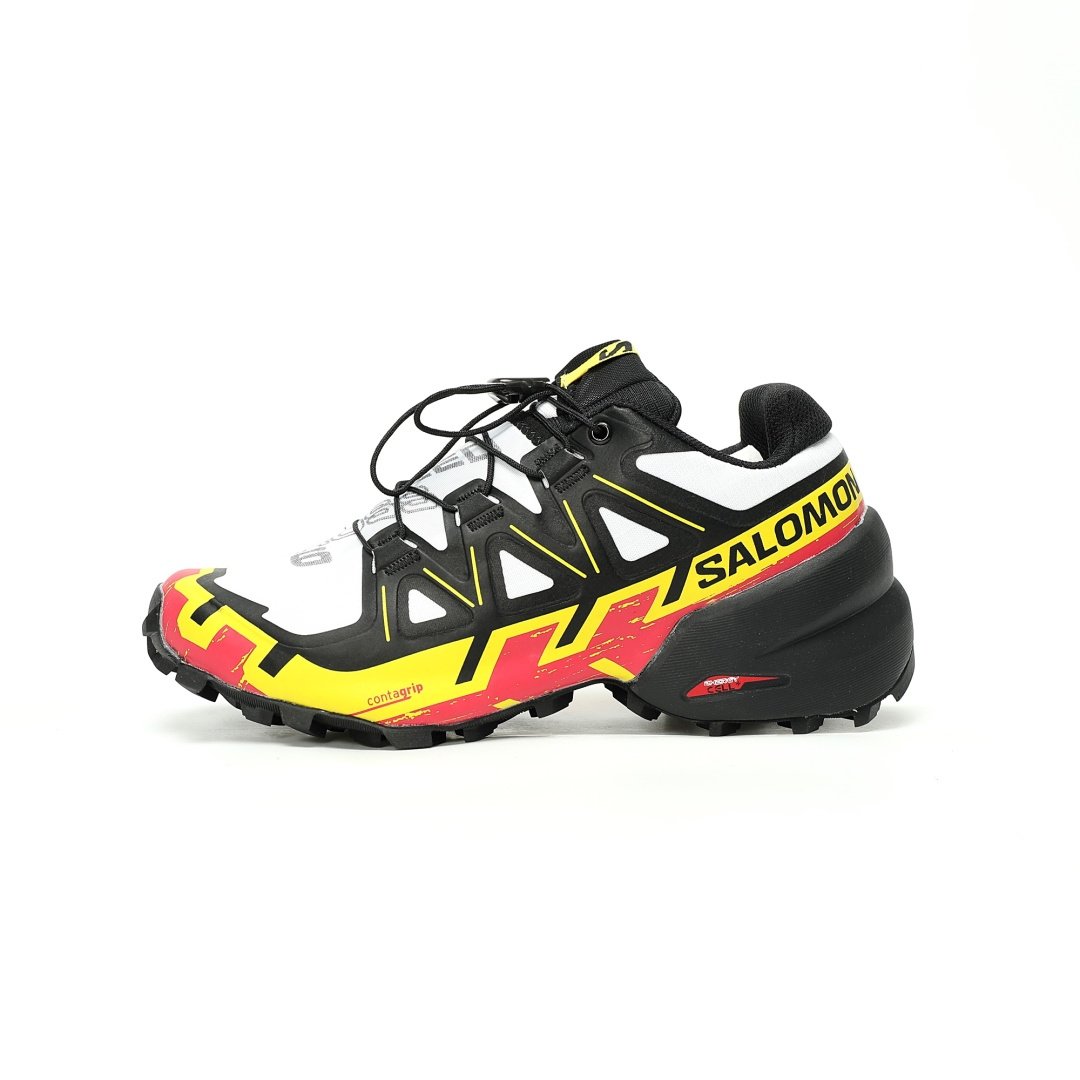 Salomon Speedcross 6 Speedcross Sneakers White, Black Red Yellow