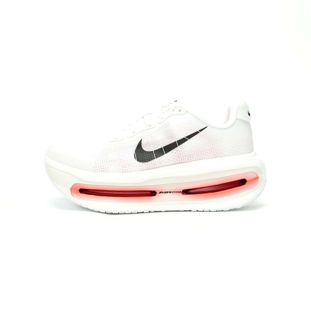 Nike Vomero Premium Top-level Series Low-cut Lightweight Thick-soled White, Orange, Red and Black