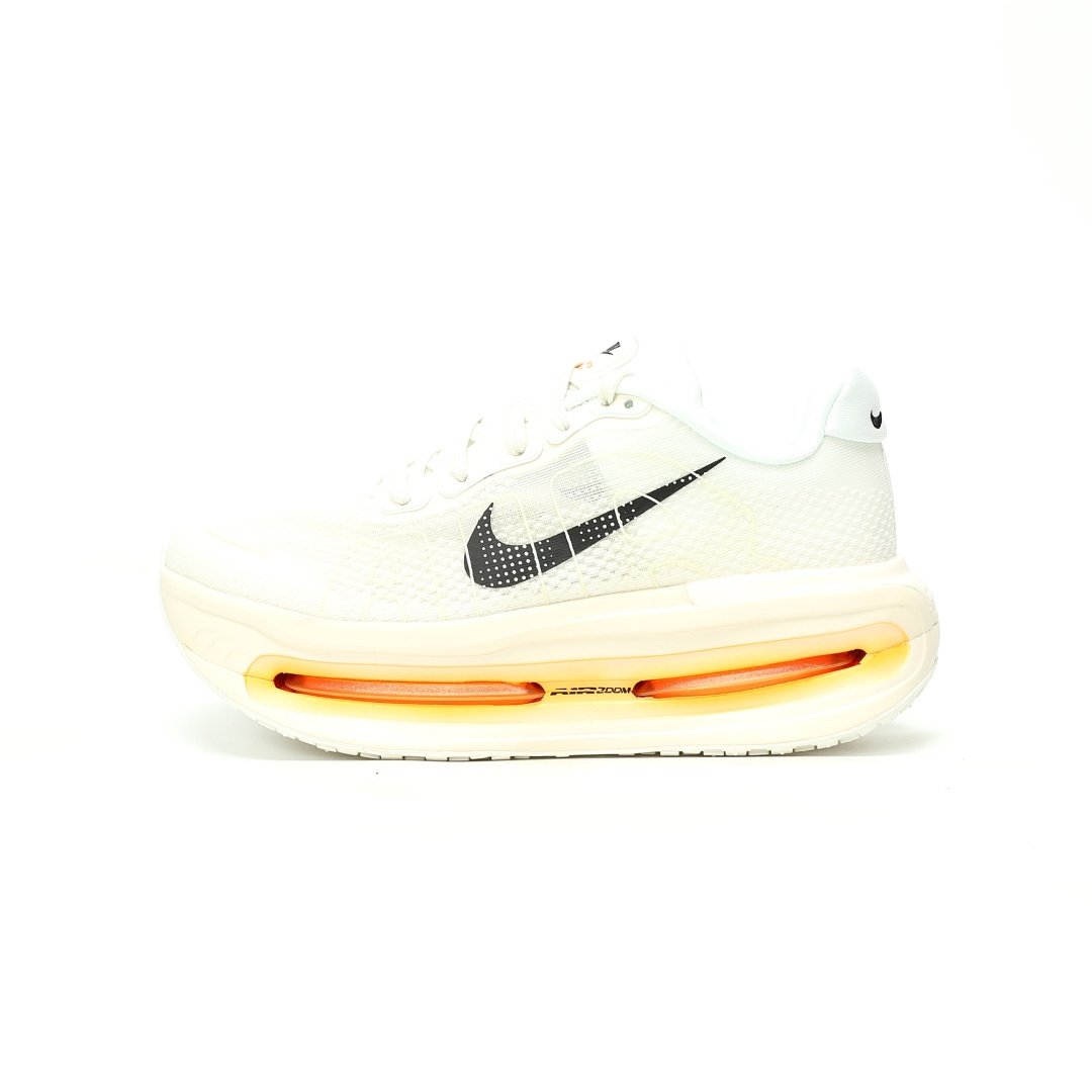 Nike Vomero Premium Top-level Series Low-top Lightweight Thick-soled White Black Orange