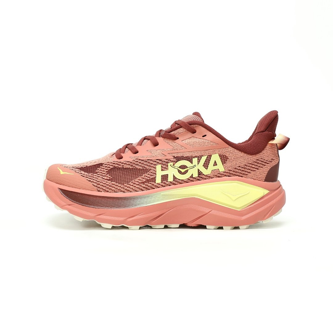 Hoka One One Challenger 8 Red Yellow