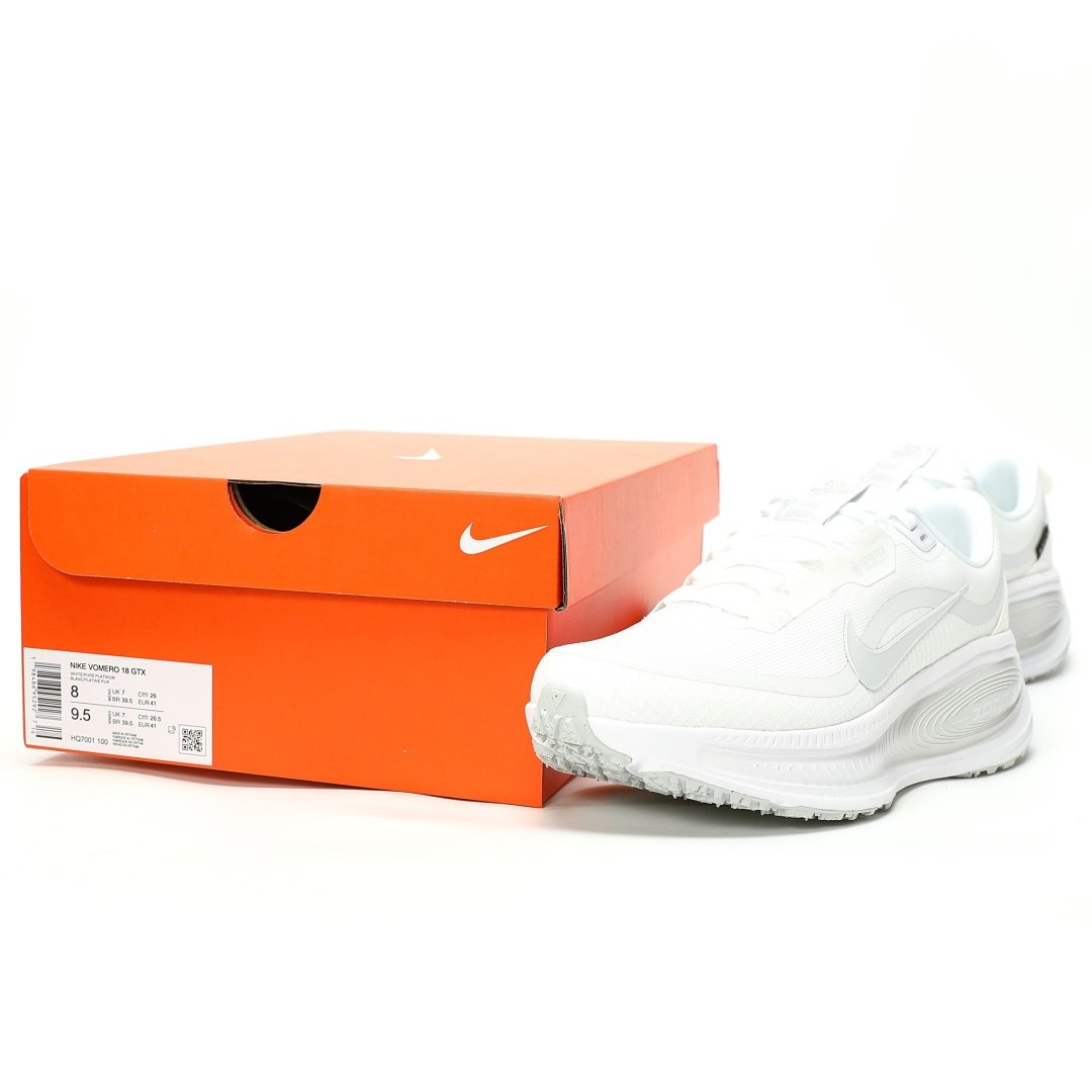Nike Vomero 18 ZoomX Gore-Tex White Pure Platinum All Reflective GTX - Image 10