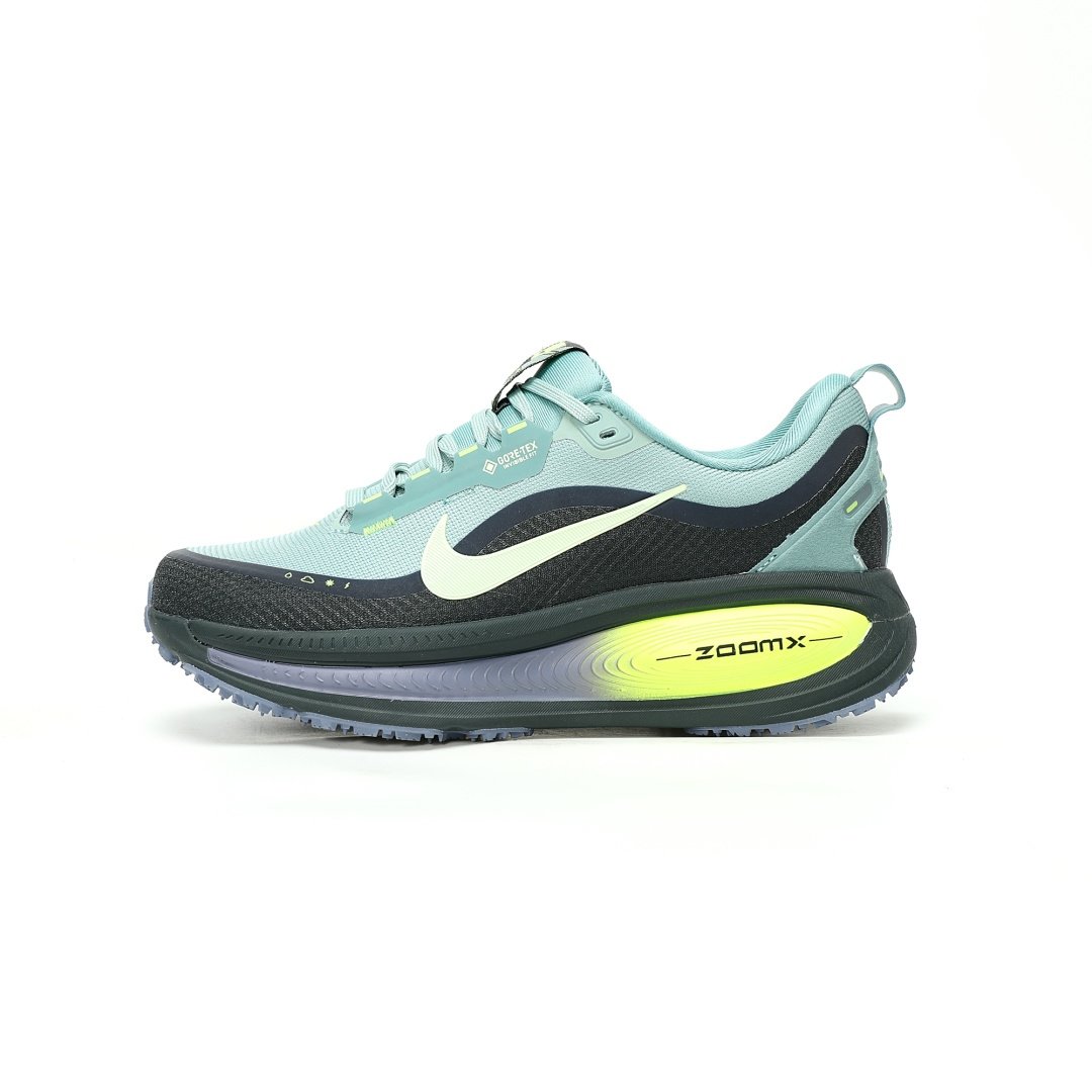 Nike Vomero 18 ZoomX Gore-Tex Cannon Volt Dark Gray Fluorescent Green Reflective GTX