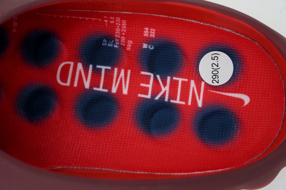 Nike Mind 001 Comfortable And Soft Slippers 'Team Red' - Image 7