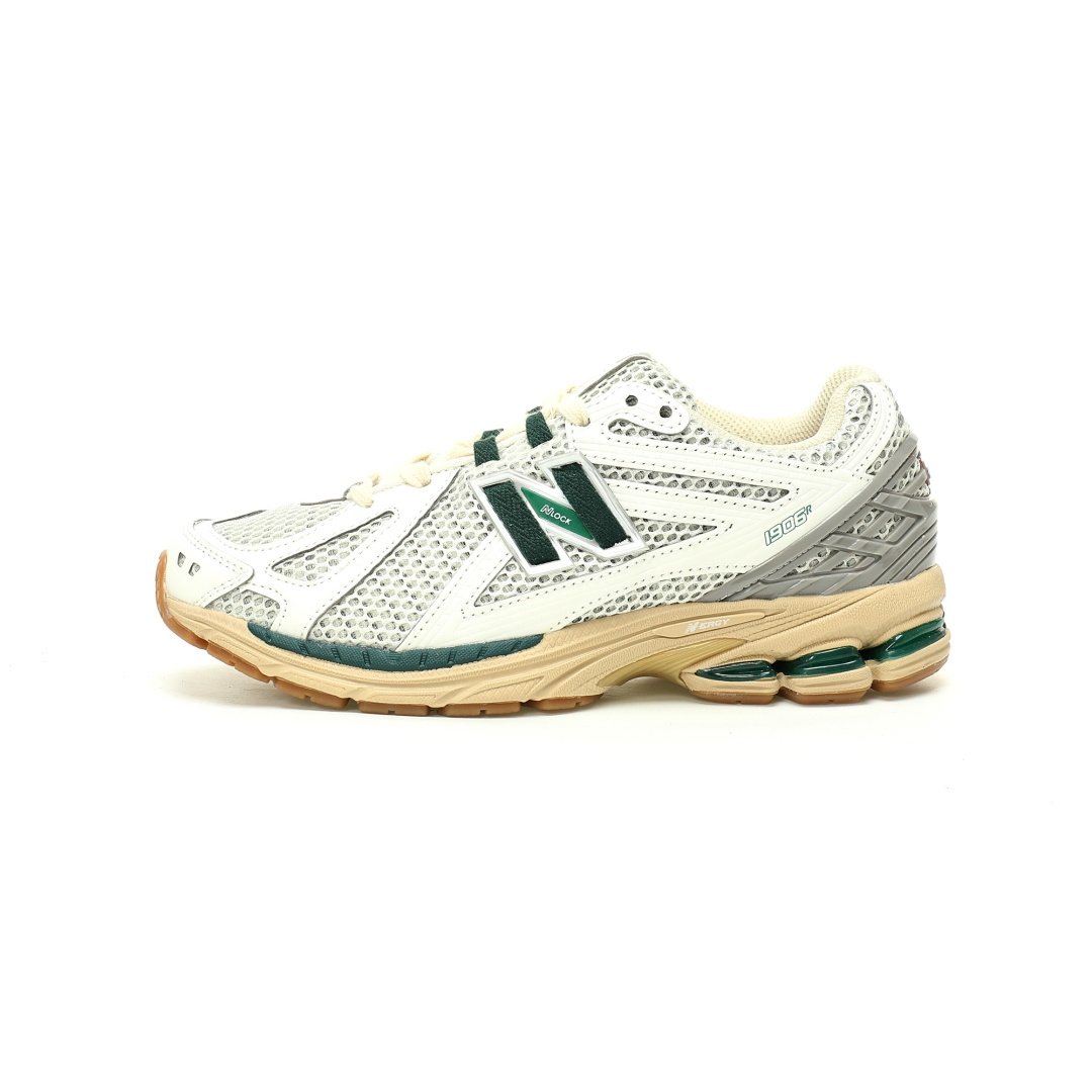 New Balance M1906R White Green Cream Warped Runner