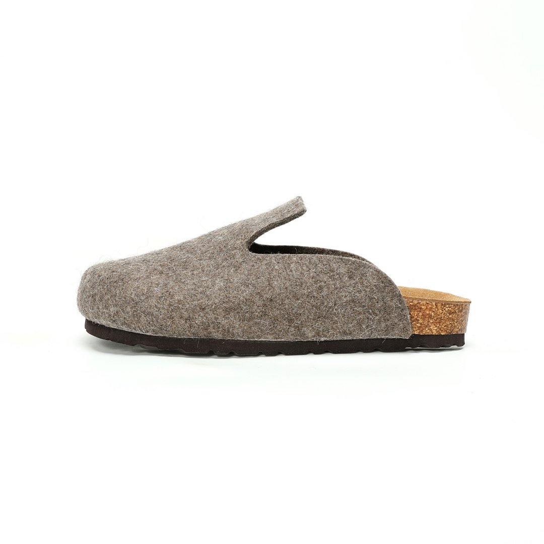 Birkenstock Boston Suede Series Low-top Cowhide Retro Cork Sole White