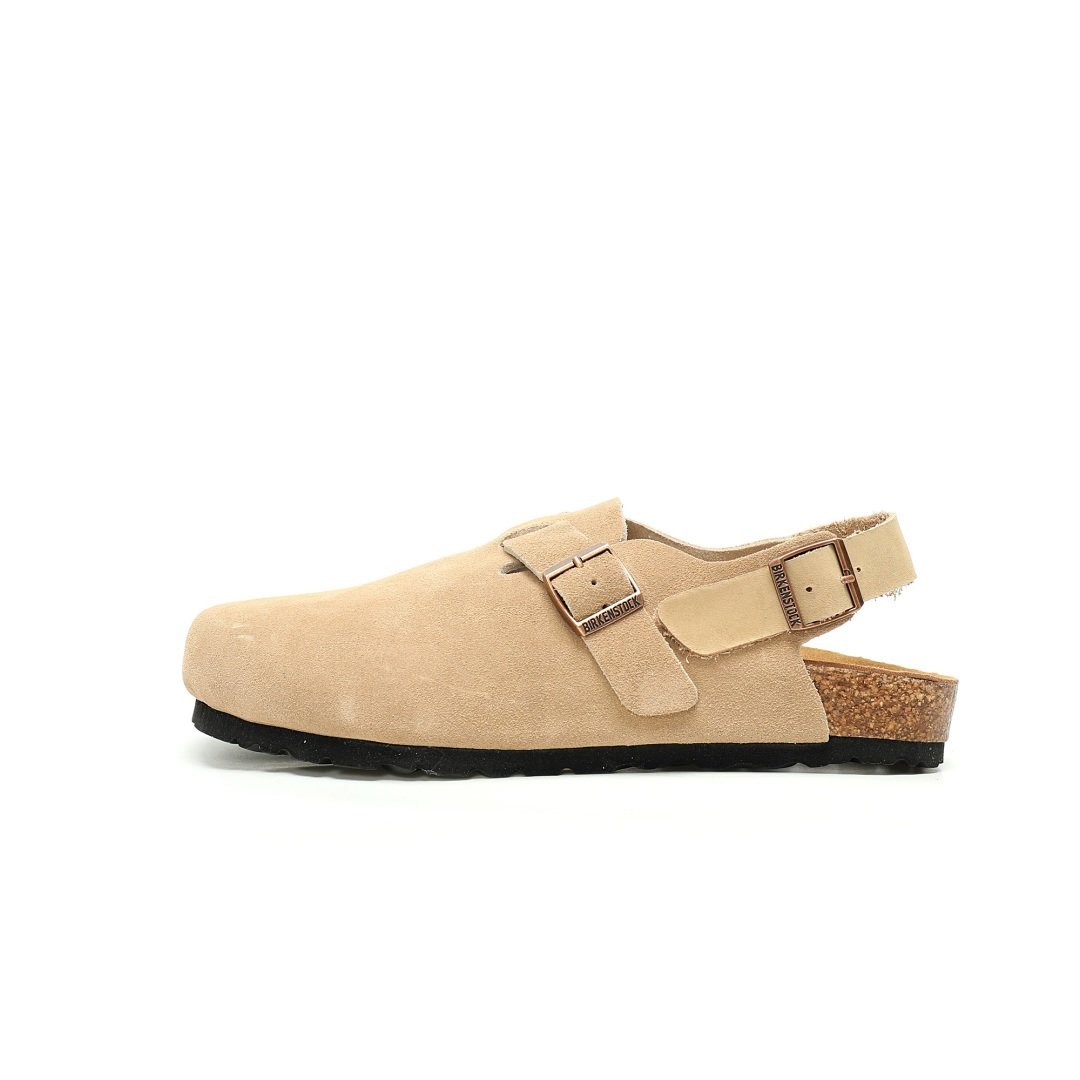 Birkenstock Tokio II Suede A Century-old Well-known German Shoe Brand Yellow Buckle