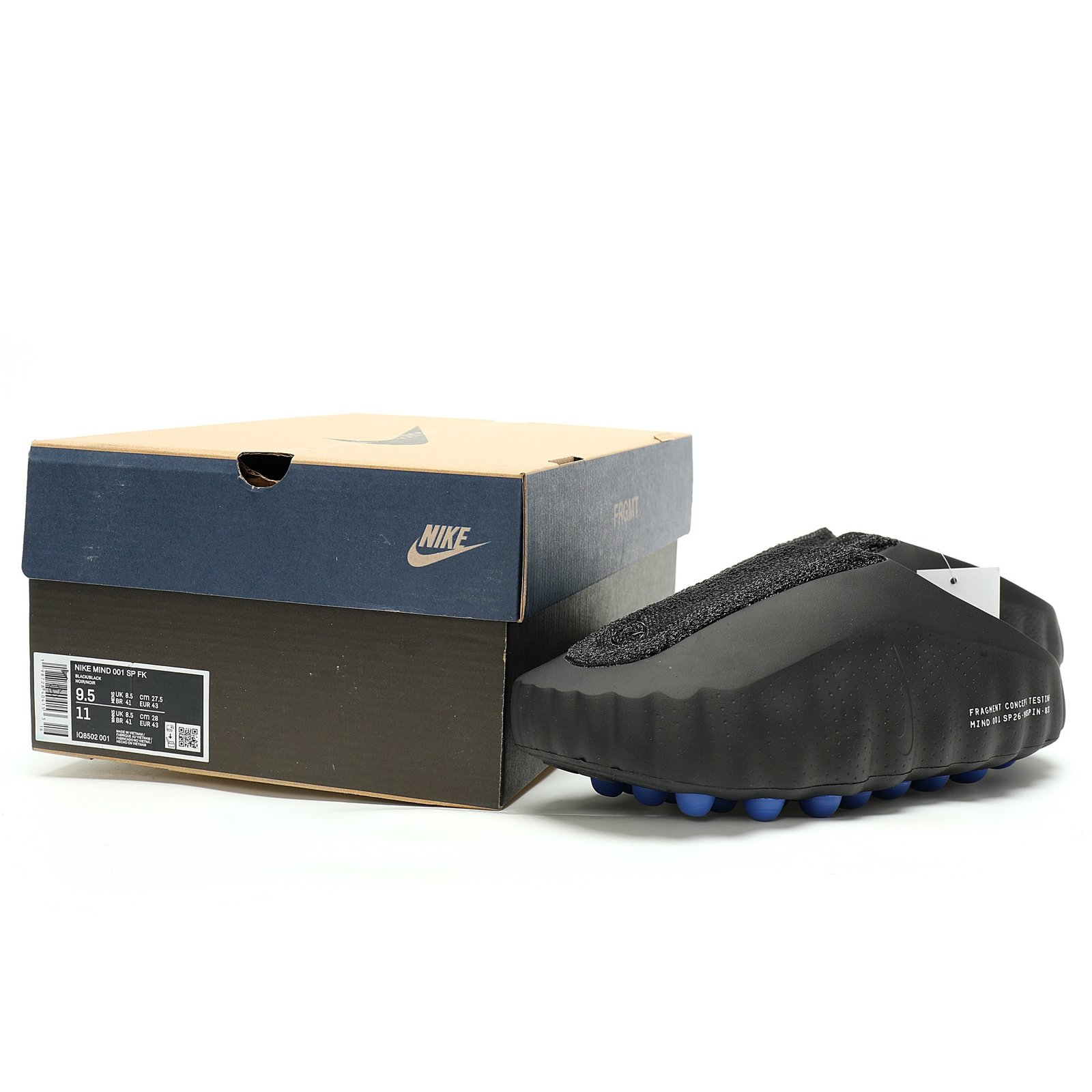 Nike Mind 001 Slide Black/Royal Smart 001 Series - Image 9